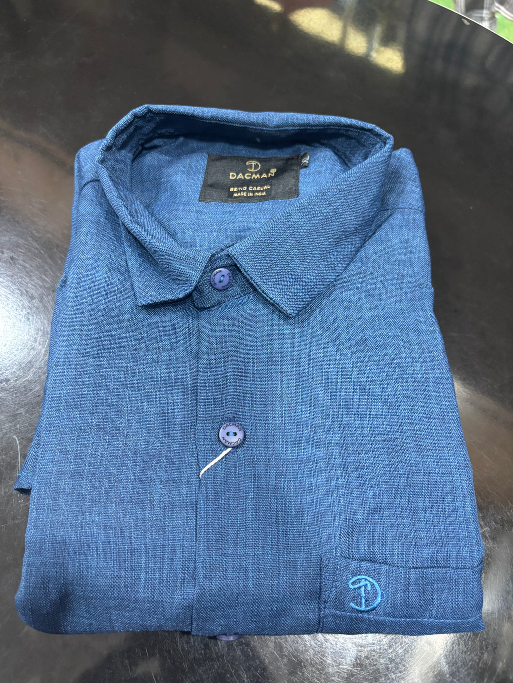Blue Linen Shirt