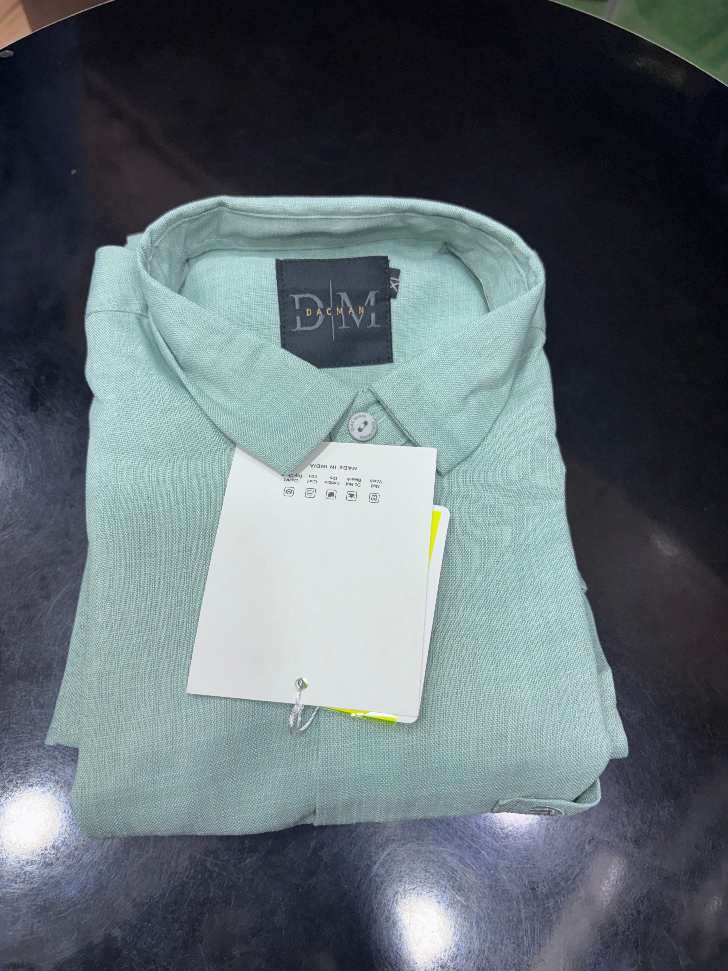 Light Green Linen Shirt
