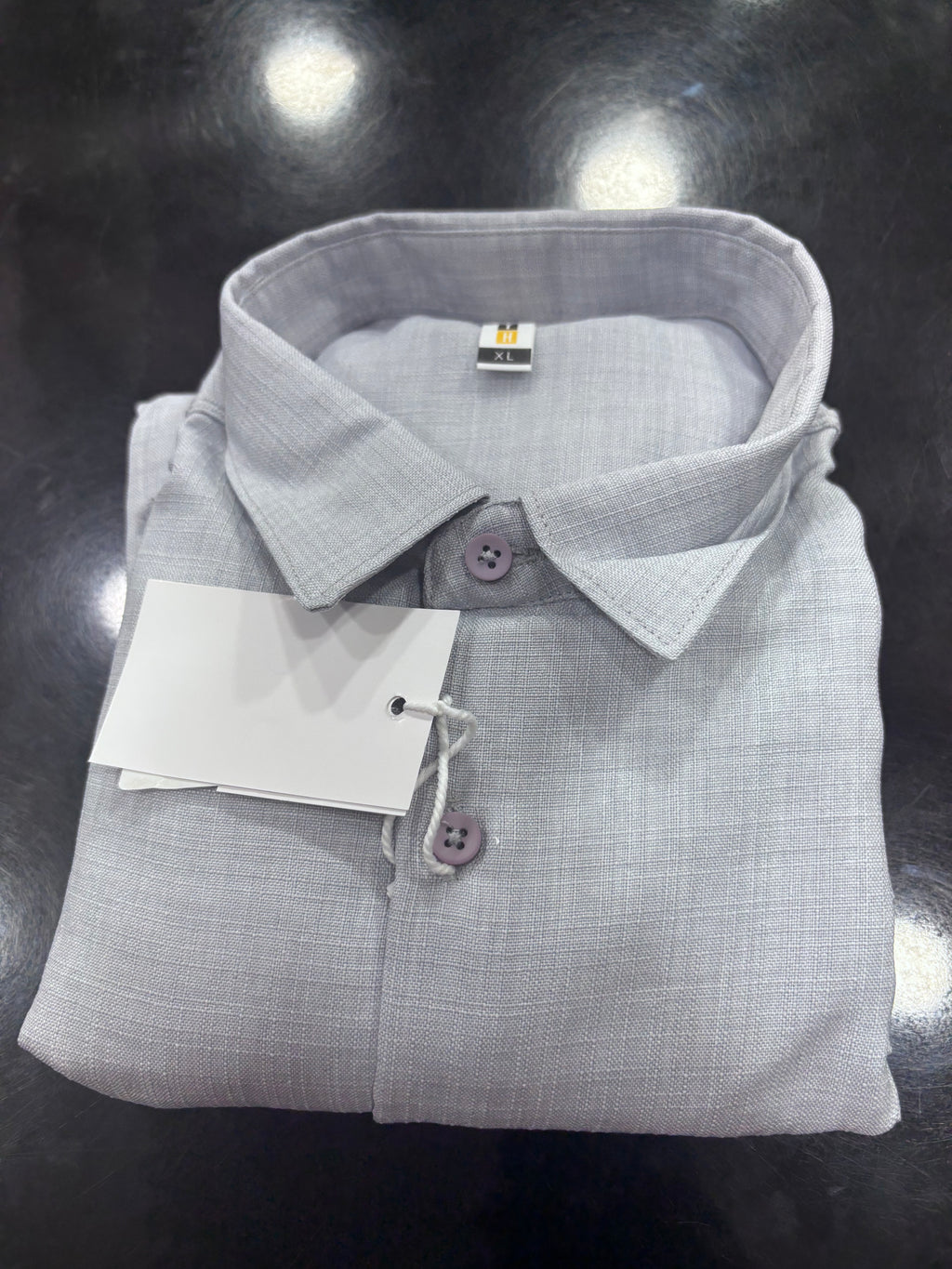 Blueish Grey Linen Shirt