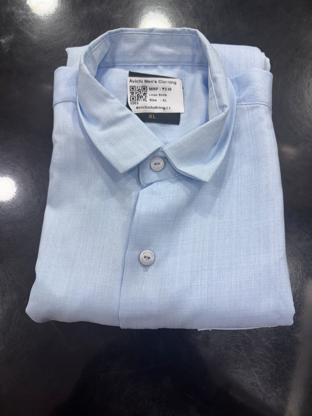 Light Blue Linen Shirt