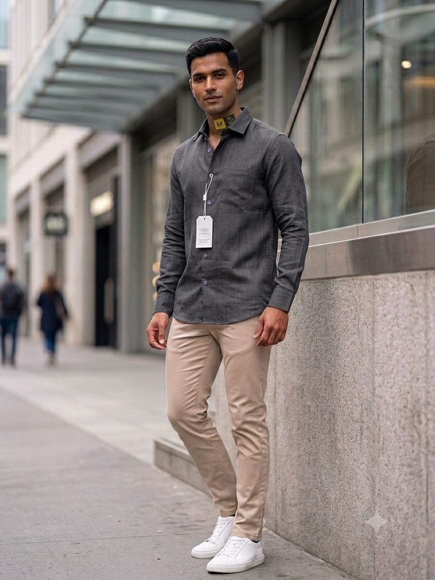 Black Linen Shirt