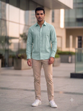 Light Green Linen Shirt